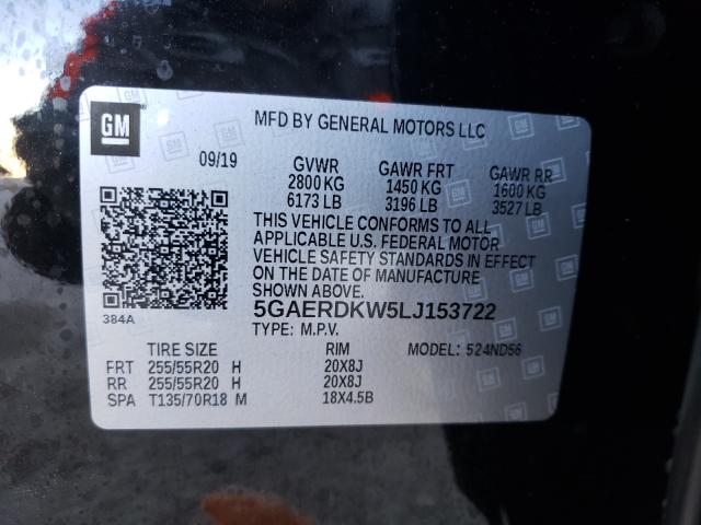 2020 BUICK ENCLAVE AV 5GAERDKW5LJ153722
