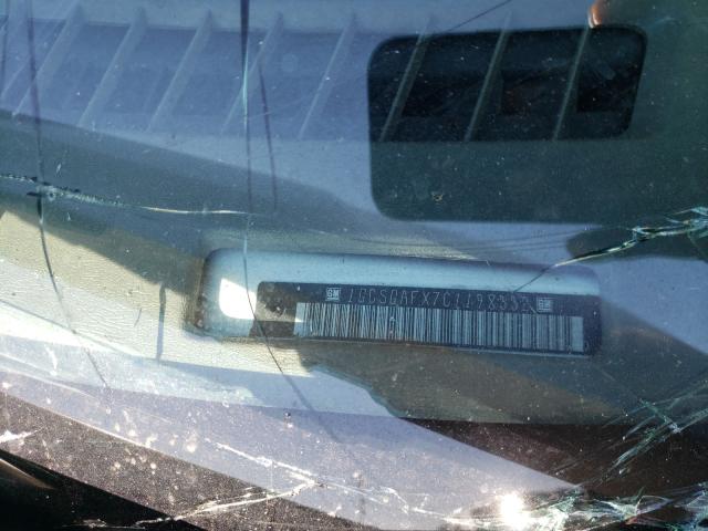 2012 CHEVROLET EXPRESS G1 1GCSGAFX7C1198332