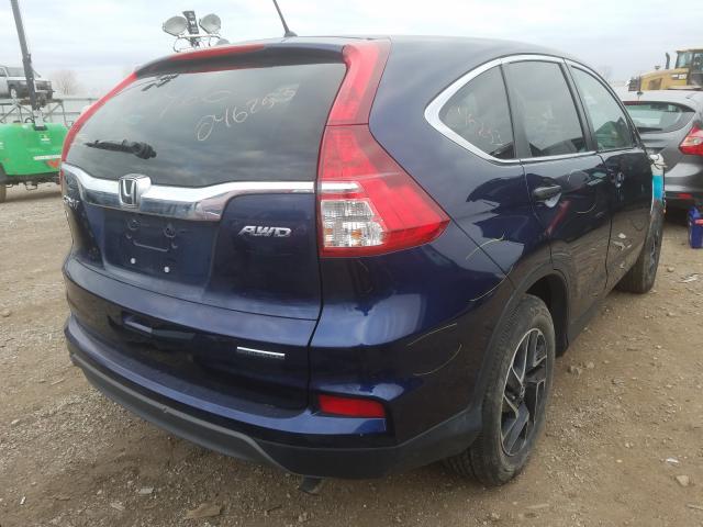 2016 HONDA CR-V SE 5J6RM4H48GL097946