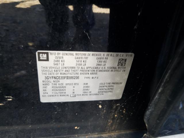 2015 CADILLAC SRX PERFOR 3GYFNCE35FS586206