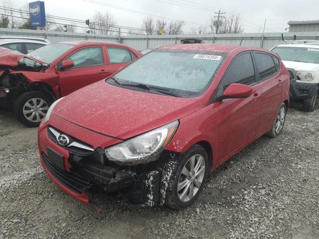 2012 HYUNDAI ACCENT GLS KMHCU5AEXCU026994