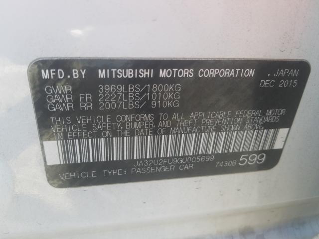 2016 MITSUBISHI LANCER ES JA32U2FU9GU005699