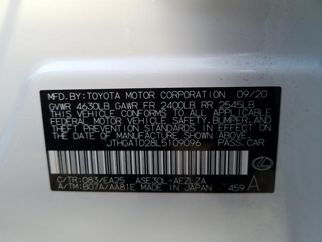 2020 LEXUS IS 300 F-S JTHGA1D28L5109096