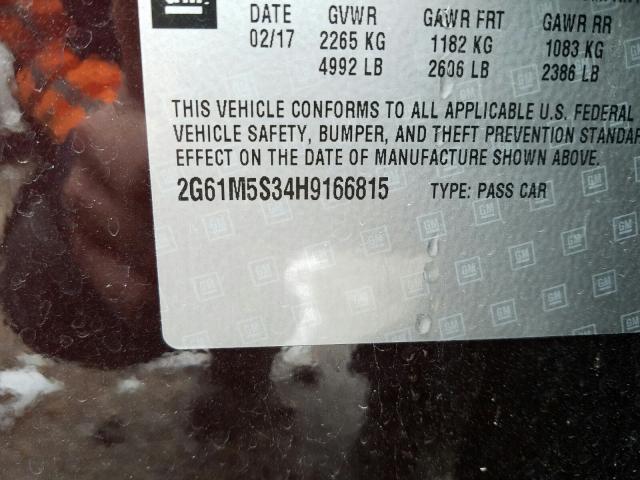 2017 CADILLAC XTS LUXURY 2G61M5S34H9166815