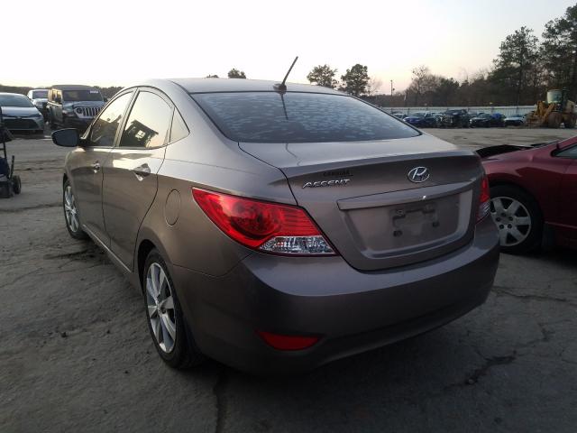 2013 HYUNDAI ACCENT GLS KMHCU4AE1DU441309