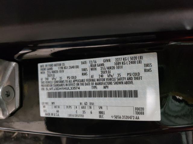 2017 LINCOLN MKC RESERV 5LMTJ3DH1HUL33574