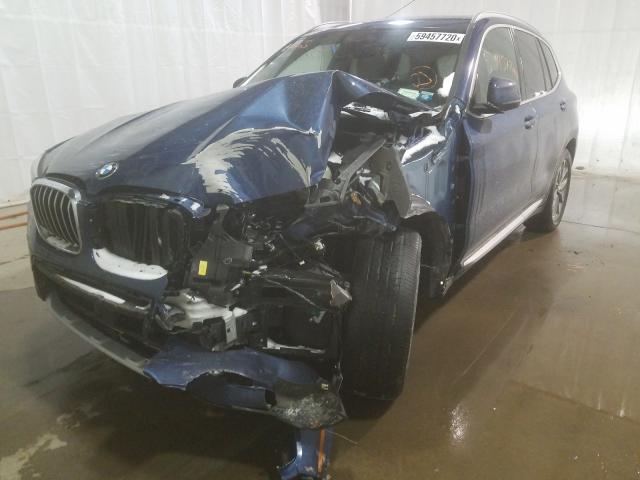 2019 BMW X3 XDRIVE3 5UXTR9C52KLP81649