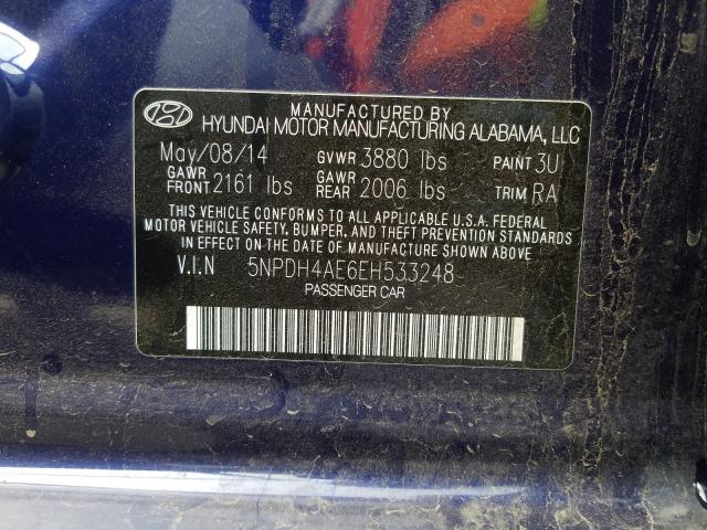 2014 HYUNDAI ELANTRA SE - 5NPDH4AE6EH533248
