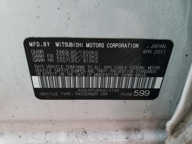 2017 MITSUBISHI LANCER ES JA32U2FU0HU012168