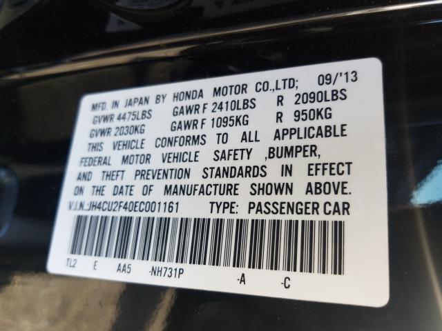 2014 ACURA TSX JH4CU2F40EC001161