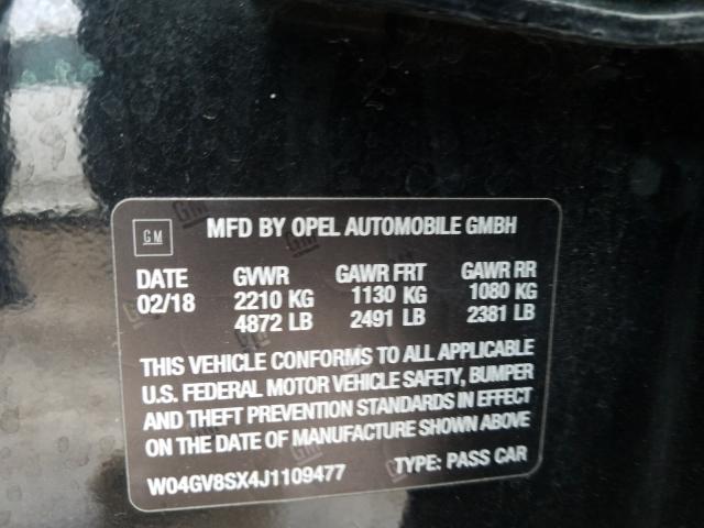2018 BUICK REGAL TOUR W04GV8SX4J1109477