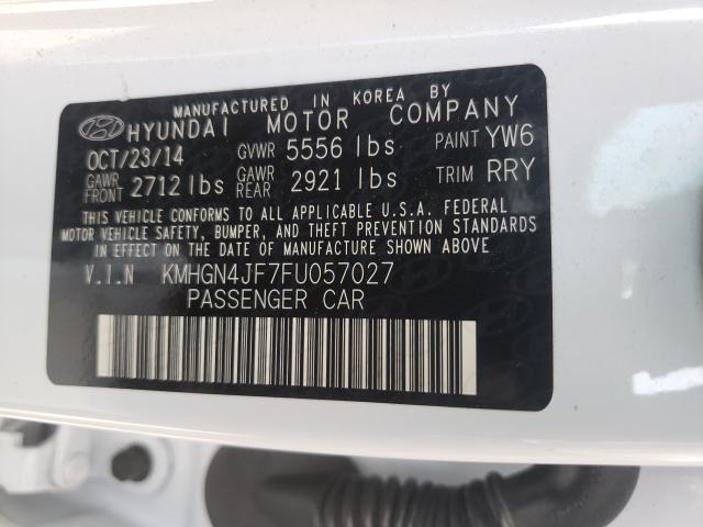 2015 HYUNDAI GENESIS 5. KMHGN4JF7FU057027