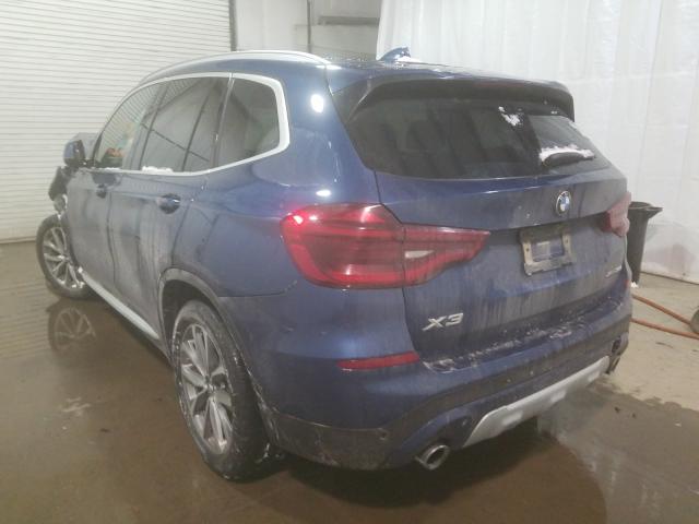 2019 BMW X3 XDRIVE3 5UXTR9C52KLP81649