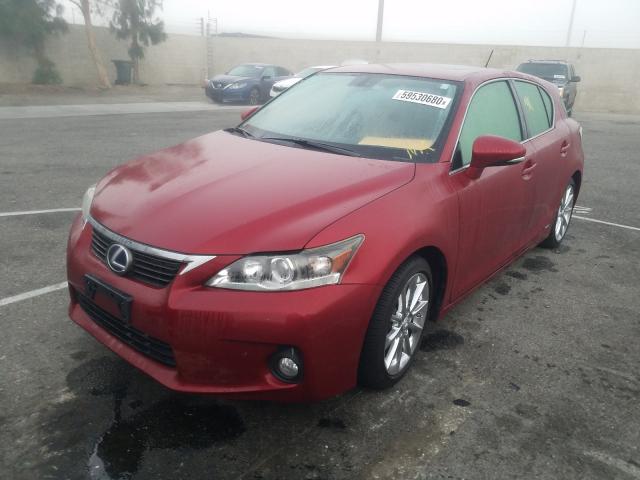 2012 LEXUS CT 200 JTHKD5BH6C2091375