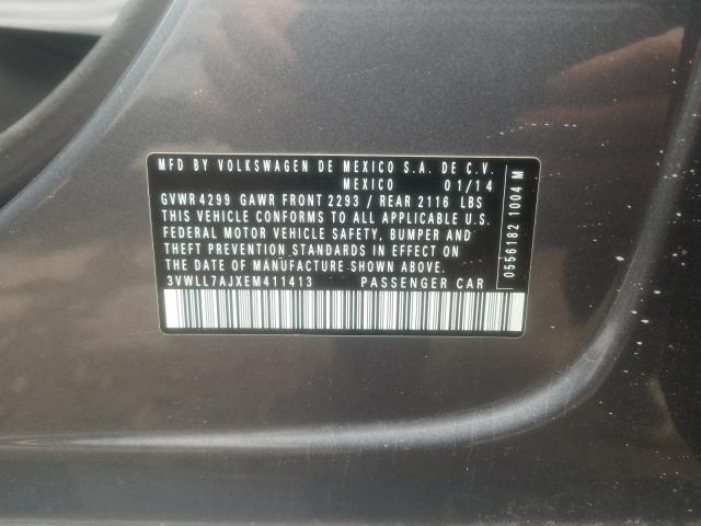 2014 VOLKSWAGEN JETTA TDI 3VWLL7AJXEM411413