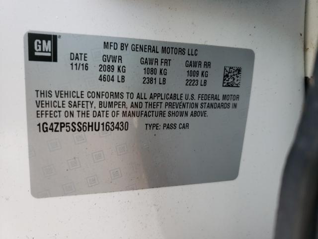 2017 BUICK LACROSSE E 1G4ZP5SS6HU163430