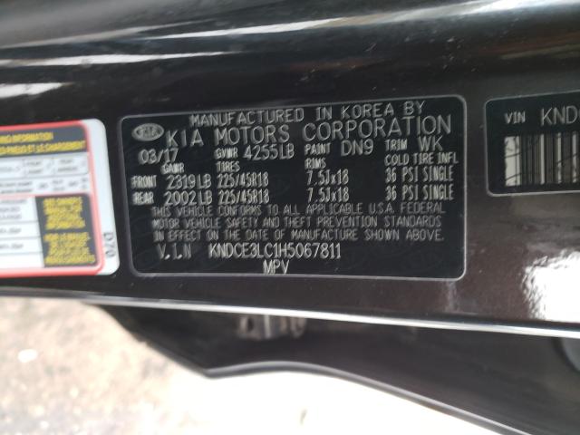 2017 KIA NIRO EX TO KNDCE3LC1H5067811