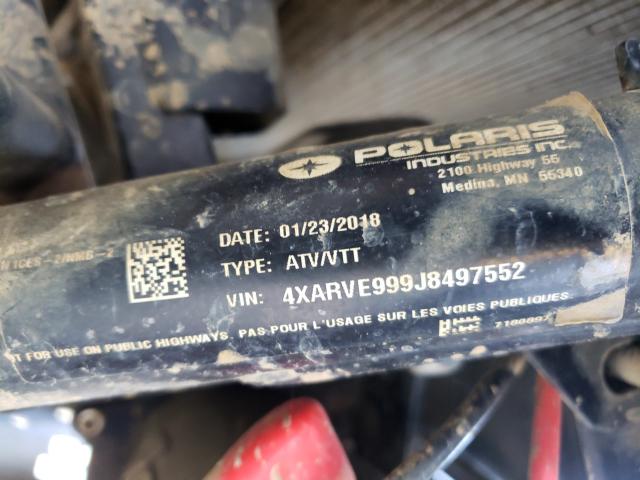 2018 POLARIS RANGER CRE 4XARVE999J8497552