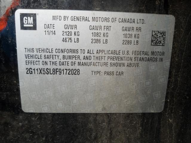 2015 CHEVROLET IMPALA LS 2G11X5SL8F9172028