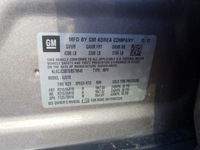 2014 BUICK ENCORE KL4CJCSB7EB579648