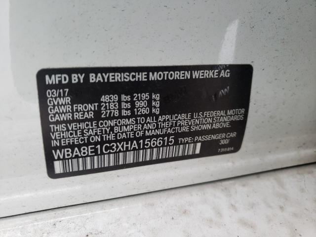 2017 BMW 330E WBA8E1C3XHA156615