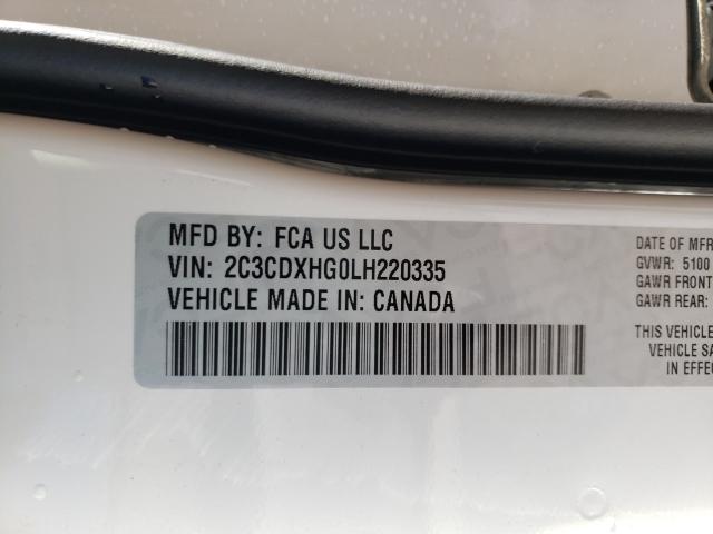 2020 DODGE CHARGER GT 2C3CDXHG0LH220335