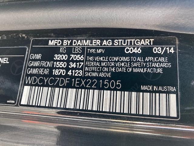 VIN WDCYC7DF1EX221505 2014 Mercedes-Benz G-Class, 6... no.10