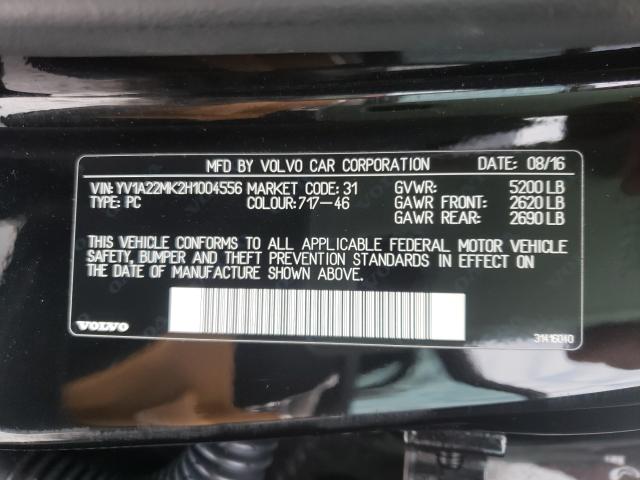 2017 VOLVO S90 T6 MOM YV1A22MK2H1004556