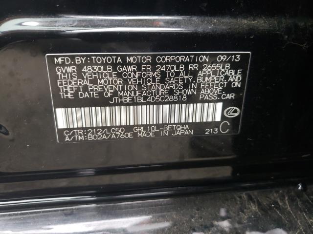 2013 LEXUS GS 350 JTHBE1BL4D5028818