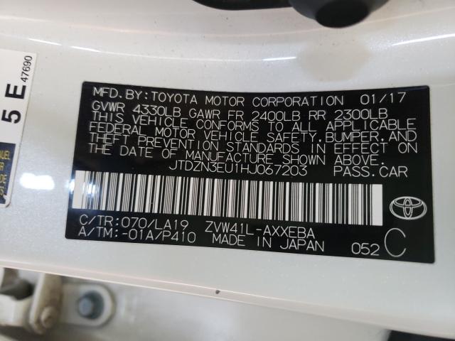 2017 TOYOTA PRIUS V JTDZN3EU1HJ067203