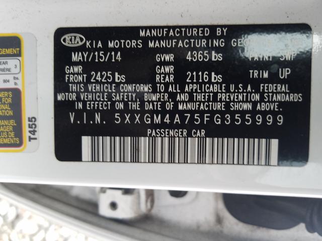 2015 KIA OPTIMA LX 5XXGM4A75FG355999