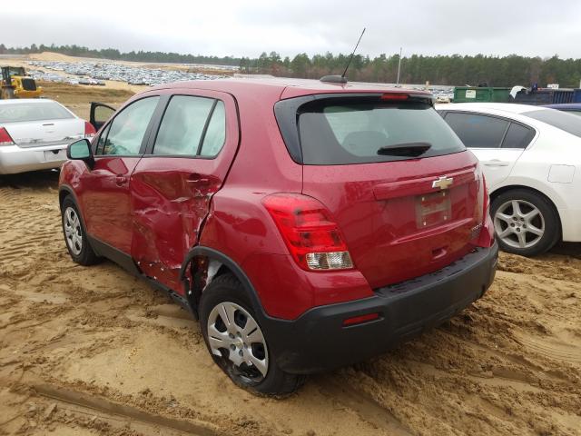 2015 CHEVROLET TRAX LS KL7CJKSB0FB260624