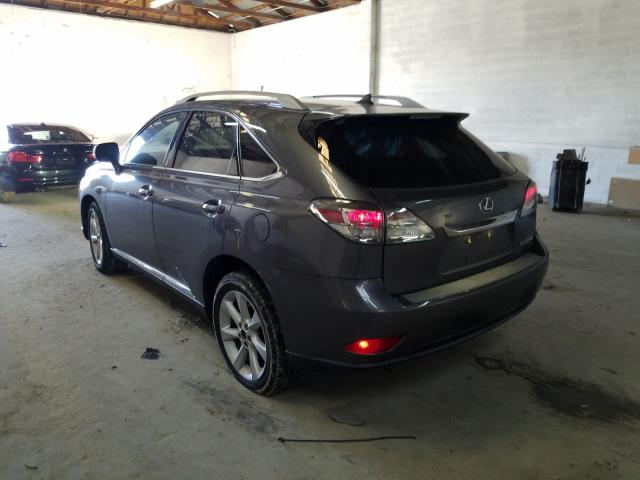 2012 LEXUS RX 350 2T2ZK1BA3CC065007