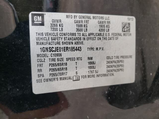 2014 CHEVROLET SUBURBAN C 1GNSCJE01ER185443