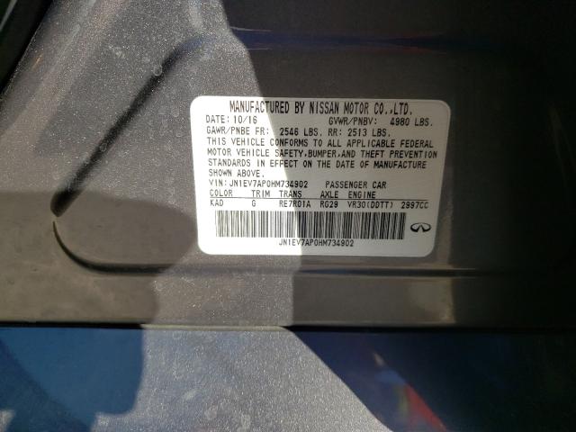 2017 INFINITI Q50 PREMIU JN1EV7AP0HM734902