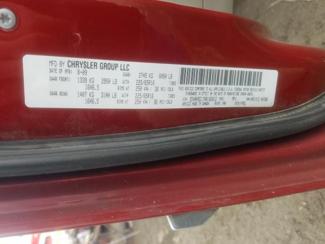 2010 DODGE GRAND CARA 2D4RN5D17AR102012
