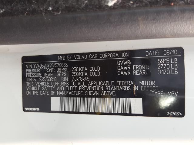 2011 VOLVO XC90 3.2 YV4952CY2B1578665