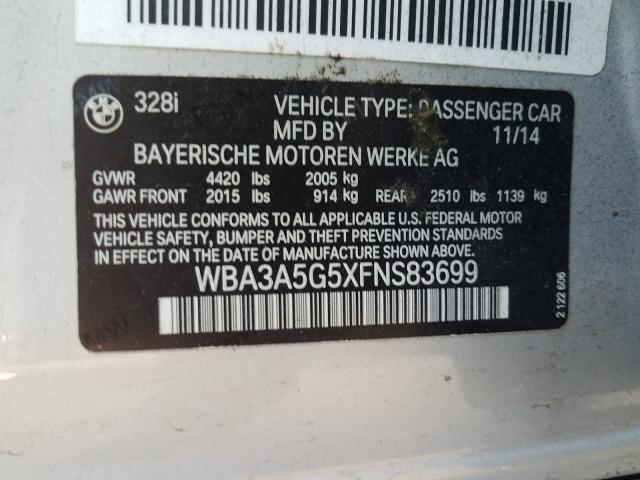 2015 BMW 328 I WBA3A5G5XFNS83699