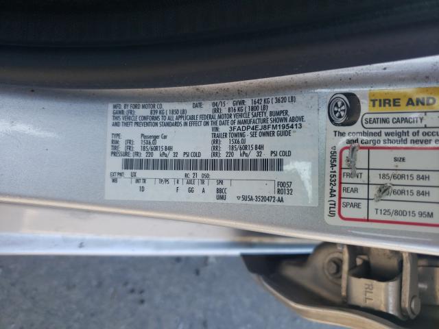 2015 FORD FIESTA 3FADP4EJ8FM195413