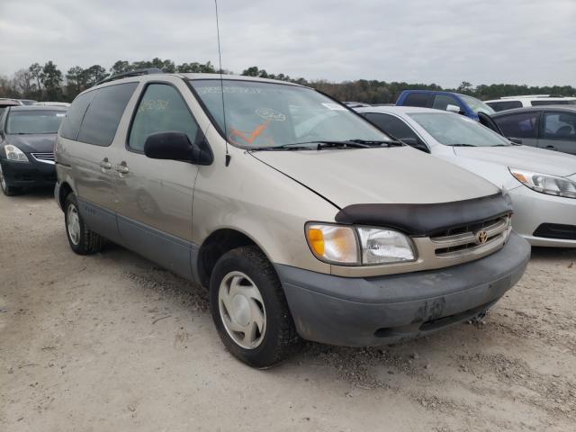 Toyota Sienna salvage cars for sale: 2000 Toyota Sienna LE