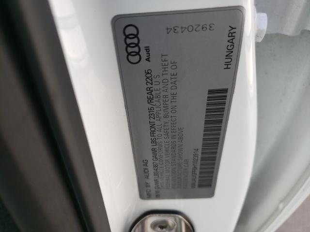 2017 AUDI A3 PREMIUM WAUAUGFF6H1023914