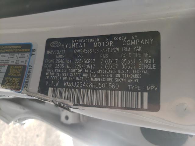 2017 HYUNDAI TUCSON SE KM8J23A48HU501560
