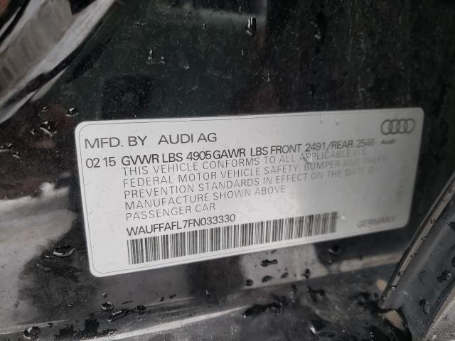 2015 AUDI A4 PREMIUM WAUFFAFL7FN033330