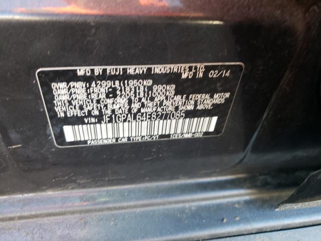 2014 SUBARU IMPREZA SP JF1GPAL64E8277085