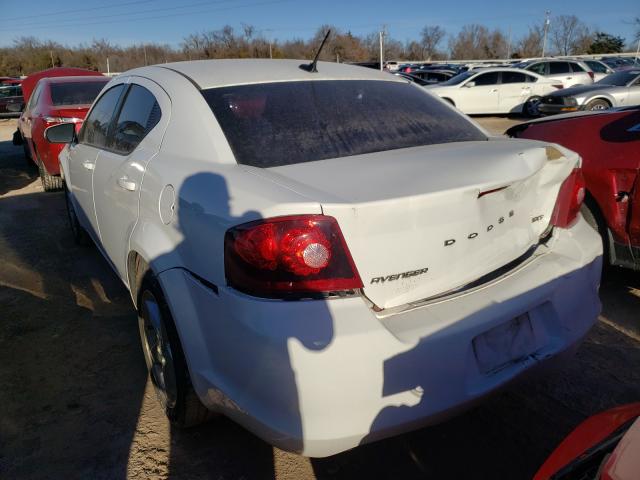 2013 DODGE AVENGER SX 1C3CDZCB8DN742159
