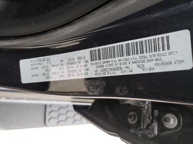 2019 RAM 1500 LARAM 1C6RREDTXKN838290