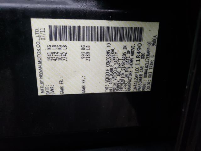 2012 NISSAN ALTIMA BAS 1N4AL2AP1CC118490