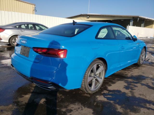 2021 AUDI A5 PREMIUM WAUTAAF54MA008280