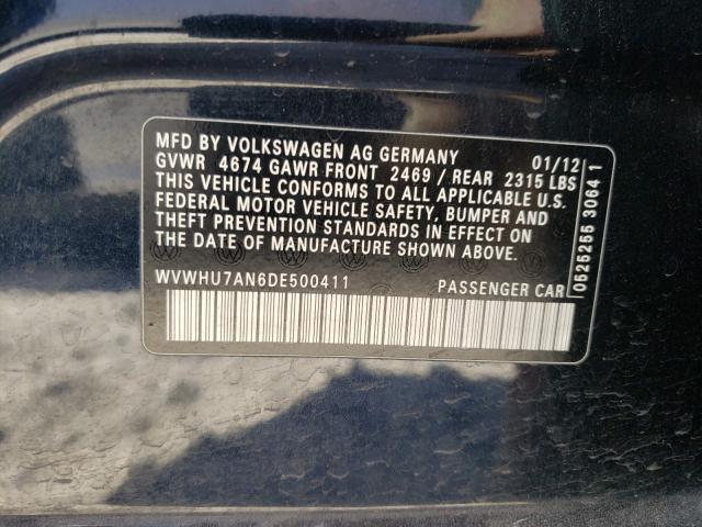 2013 VOLKSWAGEN CC LUXURY WVWHU7AN6DE500411