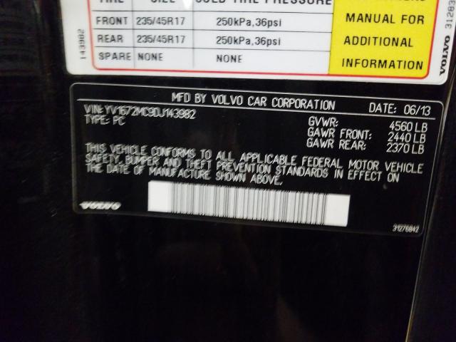 2013 VOLVO C70 T5 YV1672MC9DJ143982
